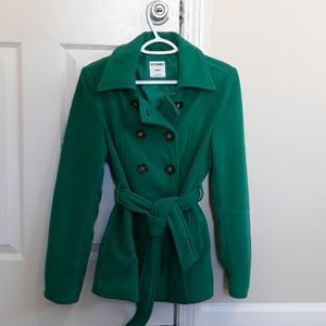 Old Navy Green Pea Coat